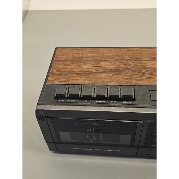 REALISTIC AM/FM Alarm Radio CASSETTE Vintage. Model: Chronosette-256. Works - Picture 5 of 11